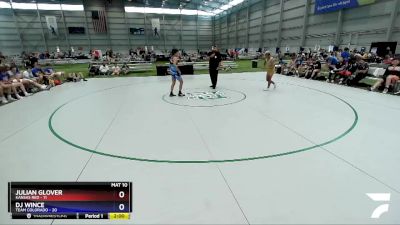 138 lbs Placement Matches (8 Team) - Julian Glover, Kansas Red vs DJ Wince, Team Colorado