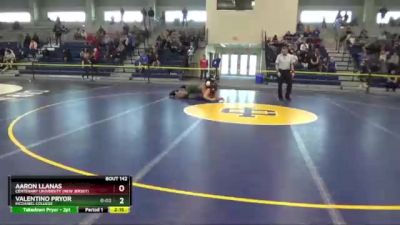 285 lbs Prelim - Valentino Pryor, McDaniel College vs Aaron Llanas, Centenary University (New Jersey)