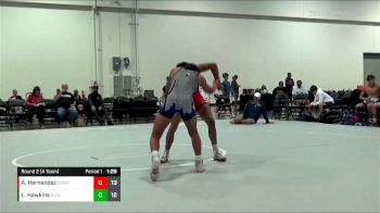 132 lbs Round 2 (4 Team) - Aldo Hernandez, Combat Athletics vs Landon Hawkins, Indiana Outlaws
