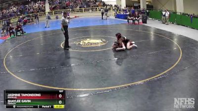 107 lbs Cons. Round 1 - Shaylee Gavin, Fernley vs Jasmine Tamondong, Douglas