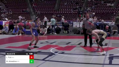 121 lbs Round Of 16 - Lucas Fye, Bald Eagle Area vs Matthew Almedina, MId Valley