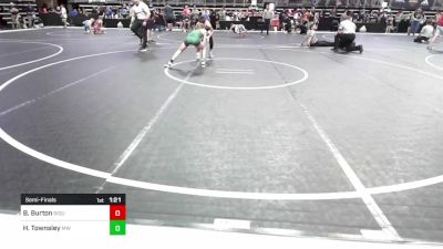 100 lbs Semifinal - Brady Burton, Siouxland Wrestling Academy vs Holden Townsley, Millard West