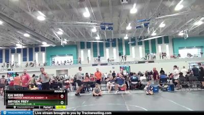 80 lbs Round 3 - Brysen Frey, Canes Wrestling Club vs Kai Weiss, Team Hammer Wrestling Academy