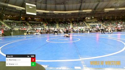 73 lbs Round Of 16 - Daniel Martinez, Sunkist Kids Monster Garage vs Knox Vrana, Kansas Young Guns