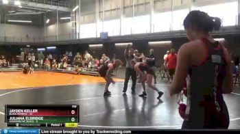 110 lbs Round 3 (10 Team) - Jayden Keller, Black Mambas vs Juliana Eldridge, Assassins WC Black
