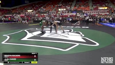 4A 106 lbs Champ. Round 1 - Bradyn Rockers, Paola vs Alex Chavez, Pratt