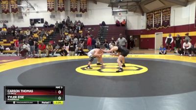 175 lbs Quarterfinal - Tyler Eise, Ponderosa vs Carson Thomas, La Salle