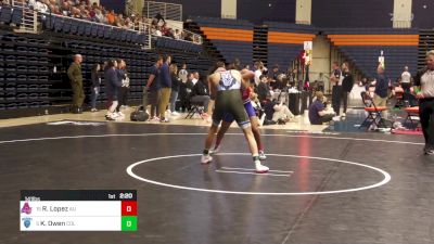 141 lbs Consi Of 8 #2 - Raymond Lopez, American vs Kai Owen, Columbia