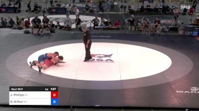 220 lbs Rnd Of 16 - Jackson Phillips, Ohio vs Brycen Arthur, West Virginia