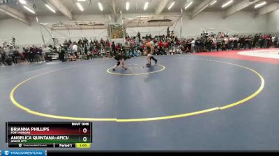 125 lbs Cons. Round 2 - Angelica Quintana-Aficial, Adams City vs Brianna Phillips, Fort Morgan