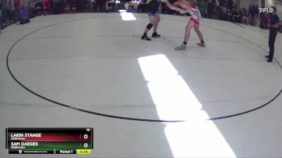 178 lbs Cons. Round 3 - Lakin Stange, Nebraska vs Sam Daeges, Nebraska