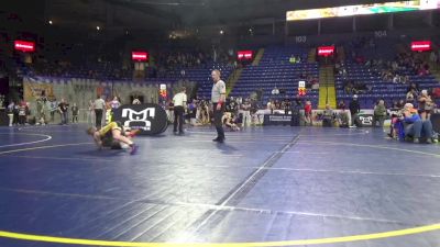 82 lbs Quarterfinal - Kyler Craig, Armstrong vs Lawson Sparks, Millcreek