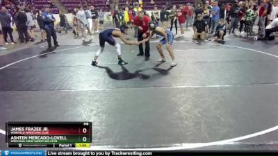 101-103 lbs Round 1 - James Frazee Jr., Widefield Wrestling Club vs Ashten Mercado-Lovell, Wrecking Crew Wrestling Club