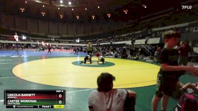 84 lbs Semifinal - Carter Workman, Unattached vs Lincoln Barnett, Norfolk