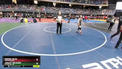 5A 120 lbs Champ. Round 1 - Ashley Delgado, El Paso Bel Air vs Sophia Silva, Leander Rouse