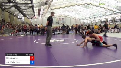 65 kg Consi Of 16 #2 - Ryan Leisure, Cyclone Regional Training Center vs Kaden Gfeller, Cowboy RTC/TMWC