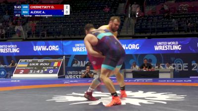 130 kg Repechage #2 - Oleksandr Chernetskyy, Ukraine vs Alin Alexuc Ciurariu, Romania