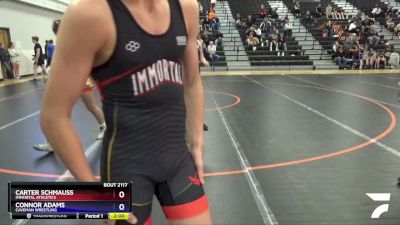 16U-4 lbs Round 2 - Connor Adams, Caveman Wrestling vs Carter Schmauss, Immortal Athletics