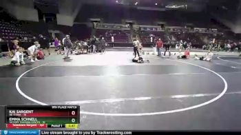 49 lbs Placement - Emma Schnell, Victory Training Center vs Kai Sargent, NE Titans