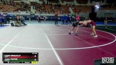 D1-120 lbs Cons. Round 2 - Owen Proper, Marana vs Caden Briquelet, Perry