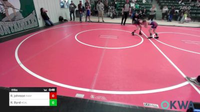 61 lbs Final - Ryland Johnson, Spartan Wrestling Fort Smith vs Ryker Byrd, Mcalester Youth Wrestling