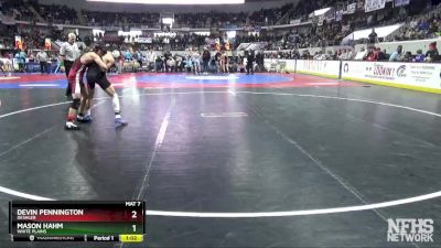 1A-4A 120 Semifinal - Mason Hahm, White Plains vs Devin Pennington, Deshler