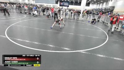 68-75 lbs Semifinal - Kinsley Rife, Palmyra Youth Wrestling Club vs Avery Haber, X-Calibur Athletics Wrestling Club