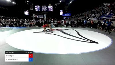 152 lbs Cons 16 #1 - Trey Craig, Missouri vs Jadon Skellenger, Idaho