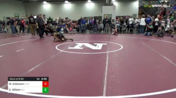 90 lbs Consi Of 8 #2 - Wyatt Adkisson, Centralia vs DiJon Wilson, Silverback Academy