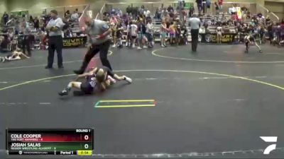 49 lbs Round 1 (6 Team) - Josiah Salas, Region Wrestling Academy vs Cole Cooper, The Fort Hammers