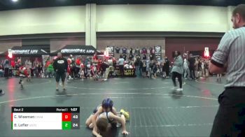67 lbs Semis (4 Team) - Bowen Lefler, Untouchables vs Colton Wiseman, Contenders Wrestling Academy Blue