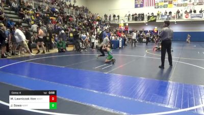 66 lbs Consy 4 - Mekai Lawniczak Hons, Westshore W.C. vs James Sowa, North Allegheny