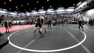 90 lbs Quarterfinal - Troy Butler, Weatherford Youth Wrestling vs Konnor Donahoo, Husky Wrestling Club