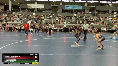 70 lbs Champ. Round 2 - Mack Unger, Lincoln Squires vs Jerell Haynie Jr, D3 Wrestling Club