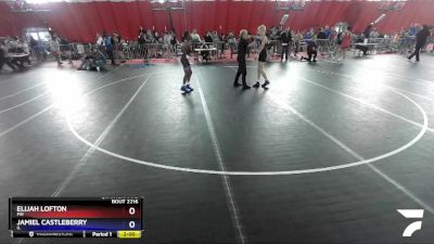 106 lbs Quarterfinal - Elijah Lofton, MN vs Jamiel Castleberry, IL