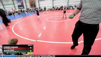 110 lbs Rd# 3 12:00pm Friday - Rustin Fipps, Oklahoma Outlaws Red vs Cooper Mariakis, No Escape W.A.