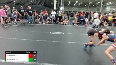 68 lbs Semis (4 Team) - Amari Brobeck, Buffalo Valley WC vs Brady Schneck, Grit Mat Club