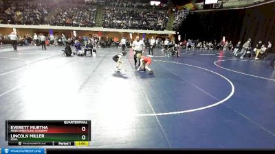 84 lbs Quarterfinal - Lincoln Miller, Iowa vs Everett Murtha, Moen Wrestling Academy