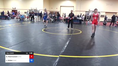 61 kg Rnd Of 128 - Gunner Rasmussen, Sanderson Wrestling Academy vs John Alden, Nebraska