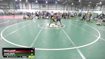 144 lbs Round 1 (4 Team) - Myrin Nixon, GREAT BRIDGE WC vs Bryce Luster, INVICTUS WRESTLING - GOLD