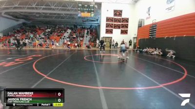 119-125 lbs Quarterfinal - Jaxson French, Cody Wrestling Club vs Dalan Wambeke, Powell Wrestling Club