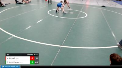 90 lbs Round 2 (8 Team) - Marshall Patrick, Midwest Destroyers vs Ethan Worthington, Phillipsburg