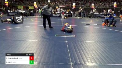 70 lbs Consy 2 - Colton Louderback, Neshaminy vs Colin Deily, Nazareth