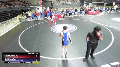 126 lbs Cons. Round 2 - Caleb Burch, PRIDE Wrestling Club vs Rick Sanda, Youngblood Wrestling Club