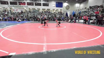 52 lbs Round Of 16 - Camren Redwine, New Mexico 2 vs Brantley Valenzuela, Vasky Bros