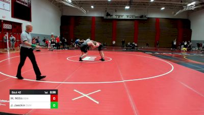 285 lbs Round Of 16 - Maxwell Millin, Edinboro vs Justin Jaeckin, Cleveland State