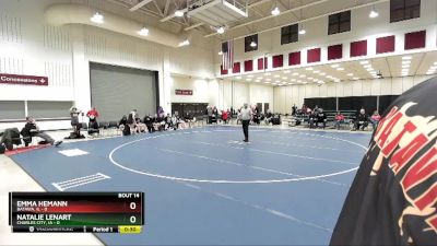 138 lbs Placement Matches (8 Team) - Elizabeth Oleson, Charles City, IA vs Norah Stoodley, Batavia, IL