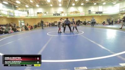 68-76 lbs Round 5 - Olivia Kukovich, Apache Wrestling Club vs Amelia Bratten, Rogue Warrior Wrestling