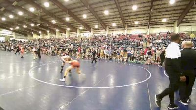 126 lbs Cons. Round 3 - Ivan Fenn, AZ vs Aiden Downing, MT