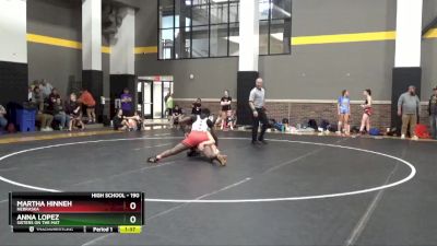 190 lbs Round 2 - Martha Hinneh, Nebraska vs Anna Lopez, Sisters On The Mat